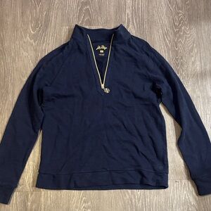 Lilly Pulitzer Navy Pullover Jacket